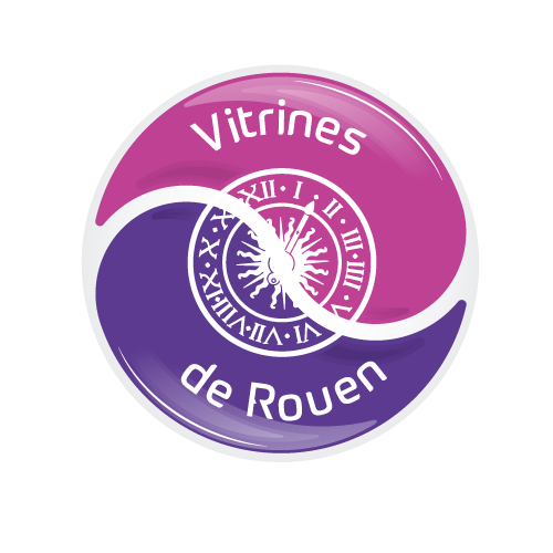 Vitrines de Rouen logo création Bicome