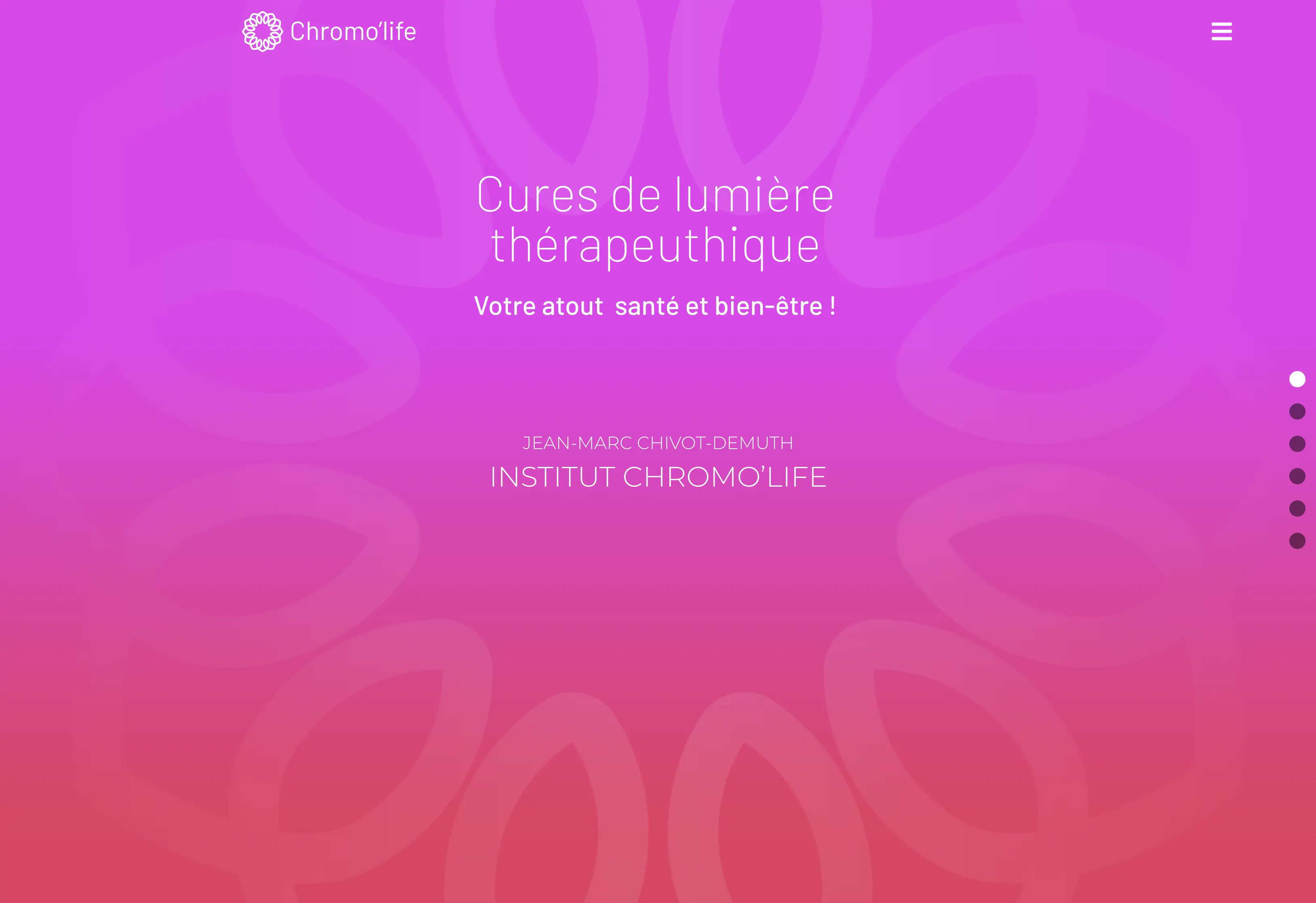 Chromolife — site web par Bicome, Rouen